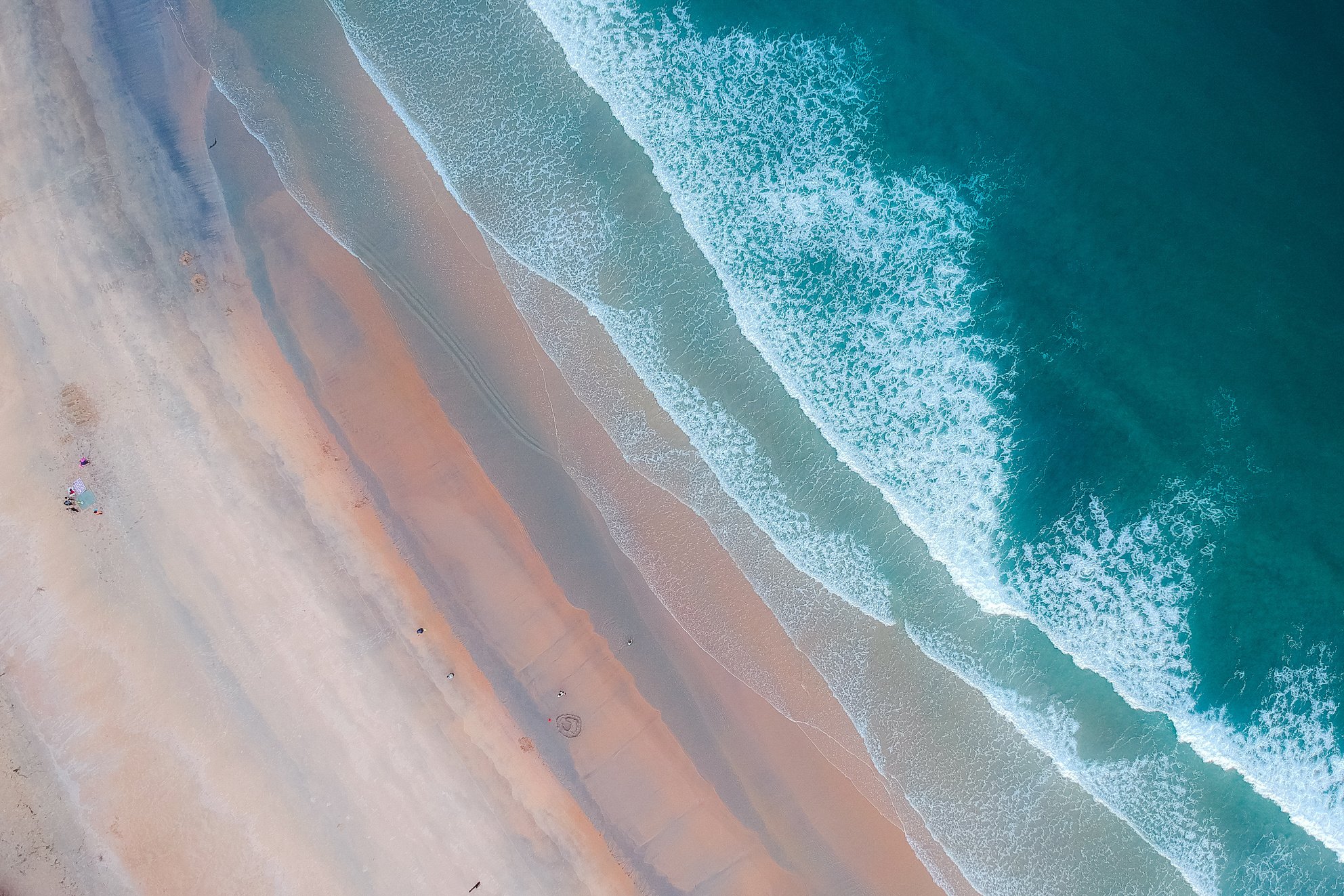 Aerial Shot Of Ocean